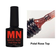 Potal Rose Gold MagicNail - Топ с поталью розовое золото 7.5 мл.
