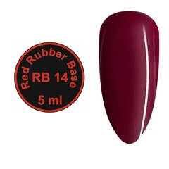 Червона каучукова база Red Rubber Base MagicNail 5 ml № RB 14