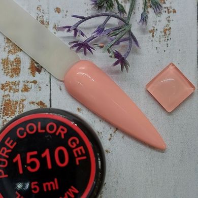 Цветная гель краска MagicNail Pure Color Gel 5 ml. № 1510 (розово-молочная)