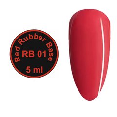 Червона каучукова база Red Rubber Base MagicNail 5 ml № RB 01