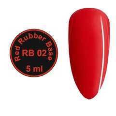 Червона каучукова база Red Rubber Base MagicNail 5 ml № RB 02