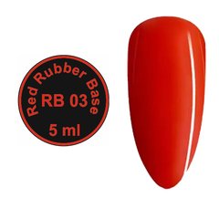 Червона каучукова база Red Rubber Base MagicNail 5 ml № RB 03