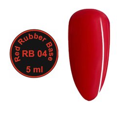 Червона каучукова база Red Rubber Base MagicNail 5 ml № RB 04
