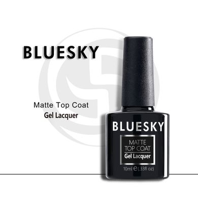 Bluesky Matte Top Coat (матове фінішне покриття Блюскай), 10 мл