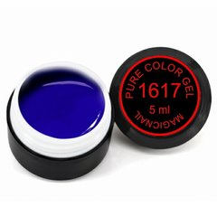 Кольорова гель фарба MagicNail Pure Color Gel 5 ml. № 1617 (синя)