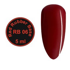 Червона каучукова база Red Rubber Base MagicNail 5 ml № RB 06