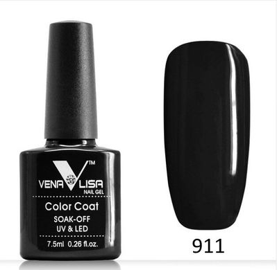 Гель-лак Venalisa (Canni) № 911 (черный) 7.5 мл