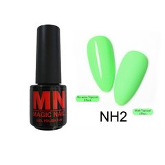 Неоновий гель-лак MagicNail Neon Gel 5 ml № NH2 (яскраво-салатовий)