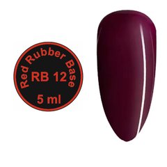 Червона каучукова база Red Rubber Base MagicNail 5 ml № RB 12