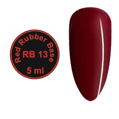 Червона каучукова база Red Rubber Base MagicNail 5 ml № RB 13