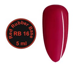 Червона каучукова база Red Rubber Base MagicNail 5 ml № RB 16