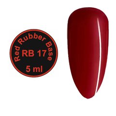 Червона каучукова база Red Rubber Base MagicNail 5 ml № RB 17