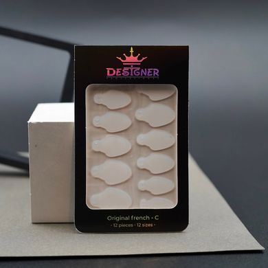 Молди, силіконовий трафарет для френча різних розмірів Nail Molds 12шт. C