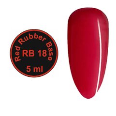Червона каучукова база Red Rubber Base MagicNail 5 ml № RB 18
