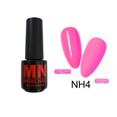 Неоновий гель-лак MagicNail Neon Gel 5 ml № NH4 (яскраво-рожевий)