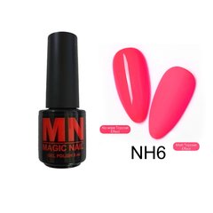 Неоновий гель-лак MagicNail Neon Gel 5 ml № NH6 (яскраво-малиновий)